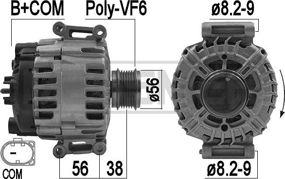 ERA 209235 - Alternator www.autospares.lv