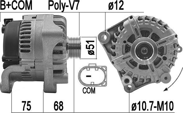 ERA 209236 - Ģenerators www.autospares.lv