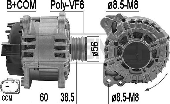 ERA 209230 - Ģenerators www.autospares.lv