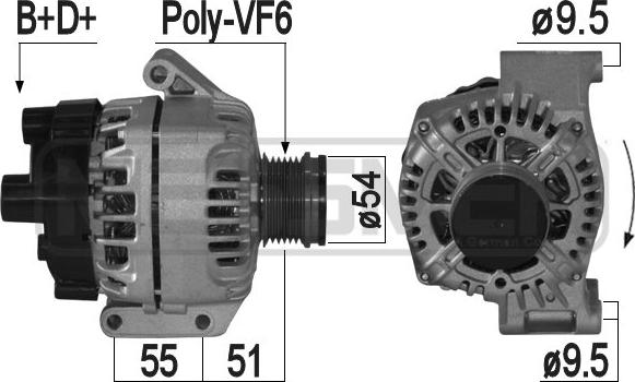 ERA 209225 - Alternator www.autospares.lv