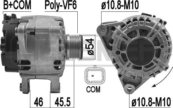 ERA 209223 - Ģenerators www.autospares.lv