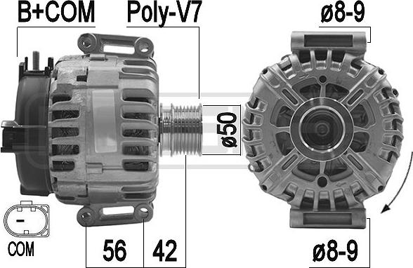 ERA 209278 - Ģenerators www.autospares.lv