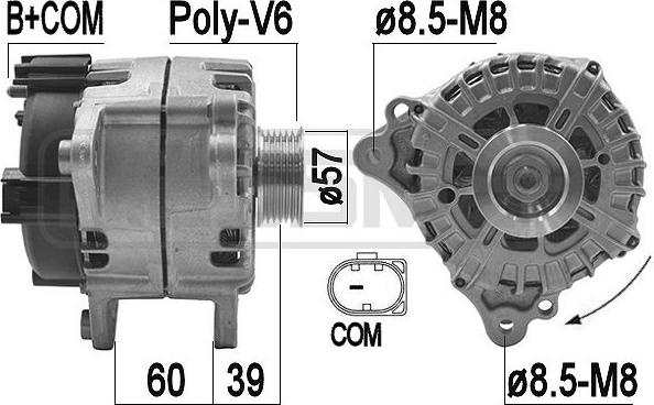 ERA 209273 - Ģenerators www.autospares.lv