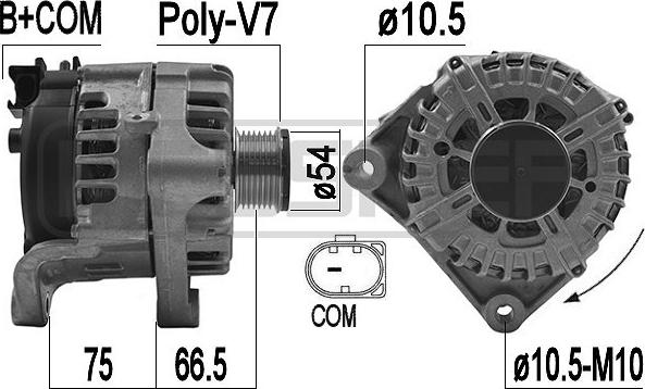 ERA 209272 - Ģenerators www.autospares.lv