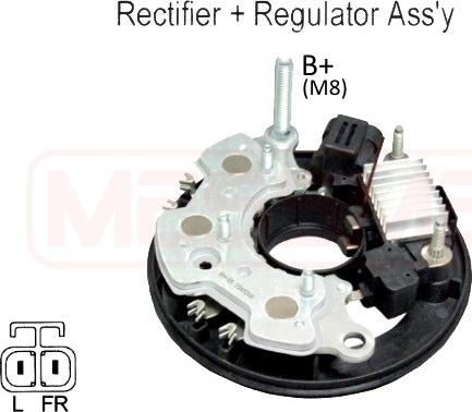 ERA 215944 - Выпрямитель, диодный мост, генератор www.autospares.lv