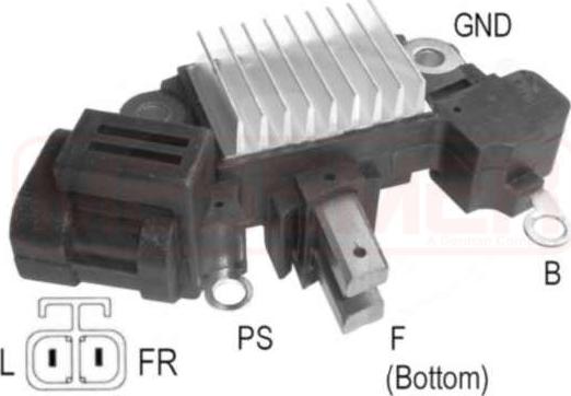 ERA 215 929 - Ģeneratora sprieguma regulators www.autospares.lv