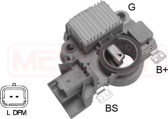 ERA 215556 - Регулятор напряжения, генератор www.autospares.lv