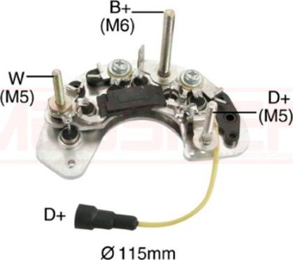 ERA 215508 - Taisngriezis, Ģenerators autospares.lv