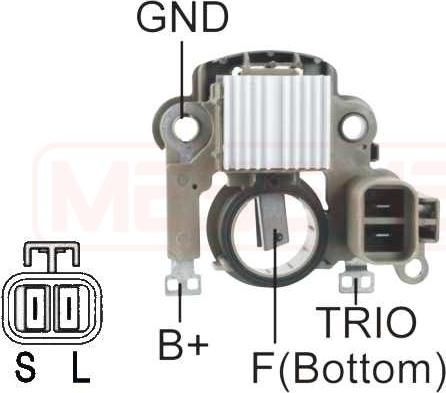 ERA 215575 - Ģeneratora sprieguma regulators www.autospares.lv