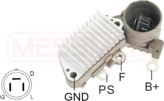 ERA 215661 - Ģeneratora sprieguma regulators www.autospares.lv