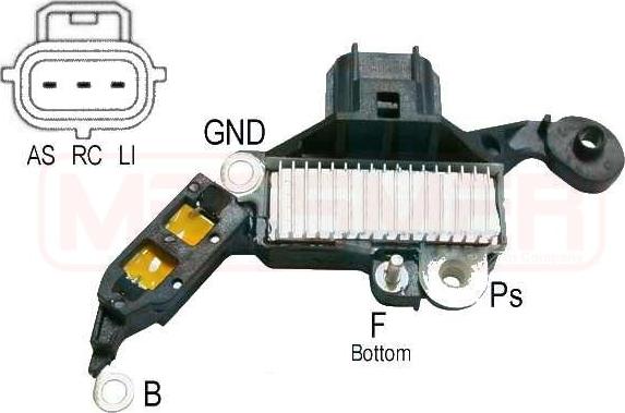 ERA 215188 - Voltage regulator, alternator www.autospares.lv