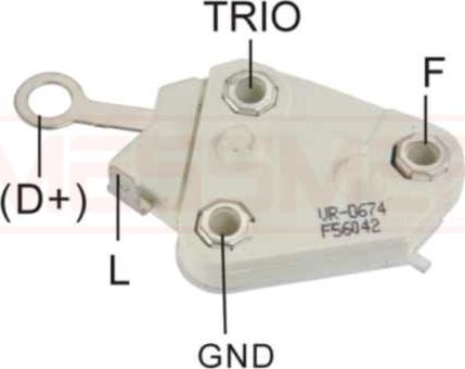 ERA 215129 - Ģeneratora sprieguma regulators www.autospares.lv