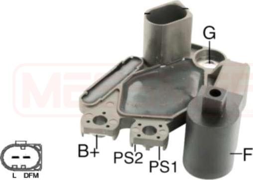 ERA 215845 - Ģeneratora sprieguma regulators www.autospares.lv