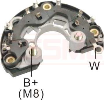 ERA 215302 - Выпрямитель, диодный мост, генератор www.autospares.lv