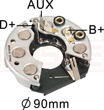 ERA 215317 - Rectifier, alternator www.autospares.lv