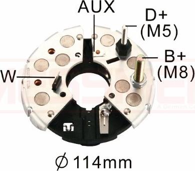 ERA 215331 - Выпрямитель, диодный мост, генератор www.autospares.lv