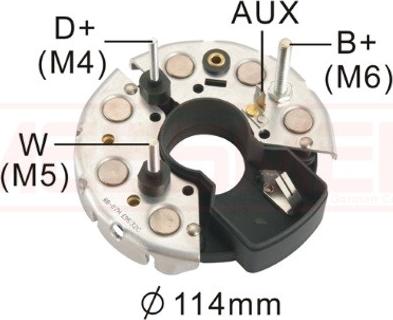 ERA 215322 - Taisngriezis, Ģenerators autospares.lv