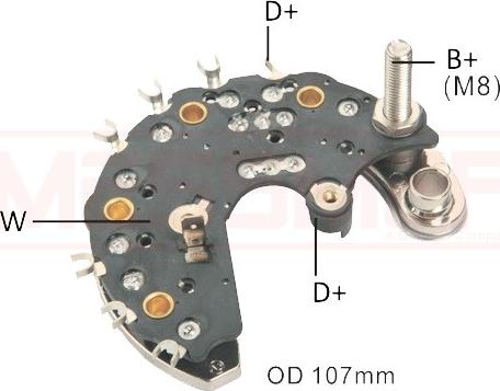 ERA 215760 - Выпрямитель, диодный мост, генератор www.autospares.lv