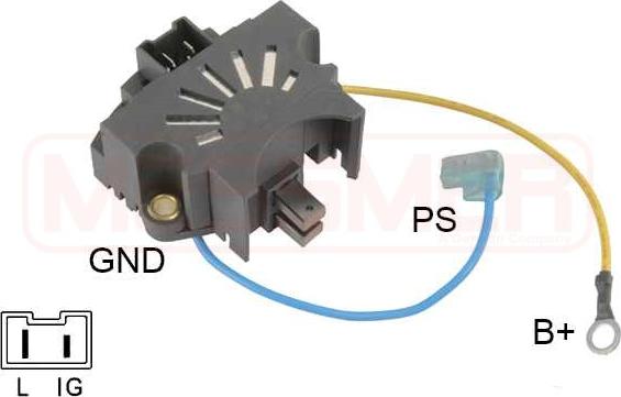 ERA 215736 - Voltage regulator, alternator www.autospares.lv