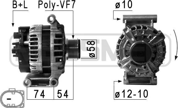 ERA 210949 - Ģenerators www.autospares.lv