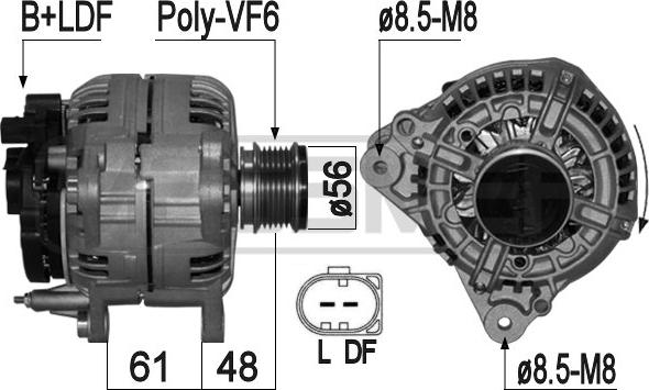 ERA 210944 - Alternator www.autospares.lv