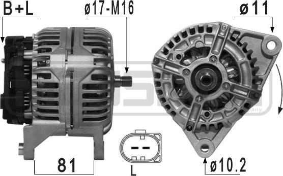 ERA 210940 - Ģenerators www.autospares.lv