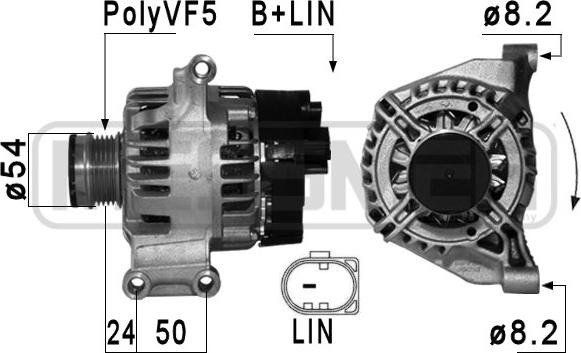 ERA 210948 - Ģenerators www.autospares.lv