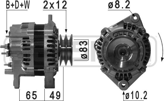 ERA 210904 - Ģenerators www.autospares.lv