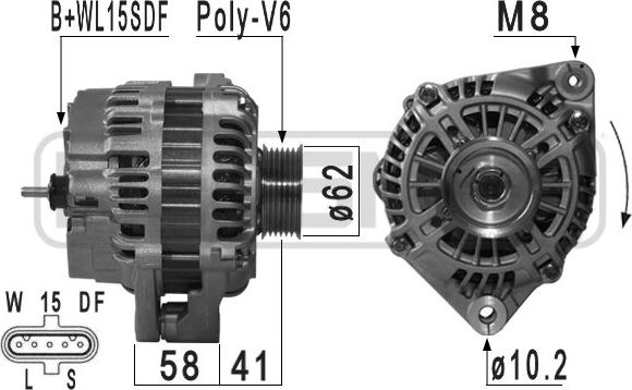 ERA 210919 - Ģenerators autospares.lv