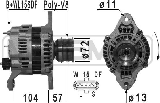 ERA 210914 - Ģenerators autospares.lv