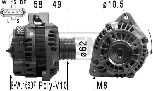 ERA 210918 - Ģenerators autospares.lv