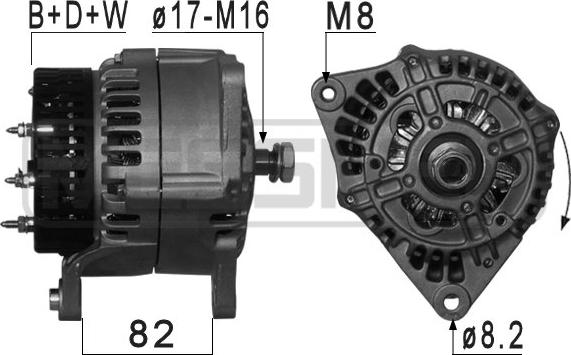 ERA 210988A - Генератор www.autospares.lv