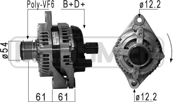 ERA 210935 - Генератор www.autospares.lv