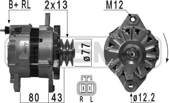 ERA 210921 - Alternator www.autospares.lv