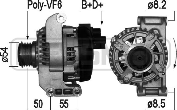 ERA 210971 - Ģenerators www.autospares.lv