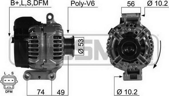 ERA 210445R - Ģenerators www.autospares.lv