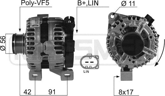 ERA 210440A - Ģenerators autospares.lv