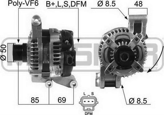 ERA 210441 - Ģenerators www.autospares.lv