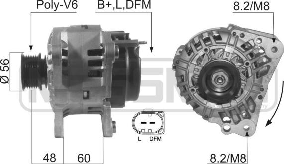 ERA 210447 - Alternator www.autospares.lv