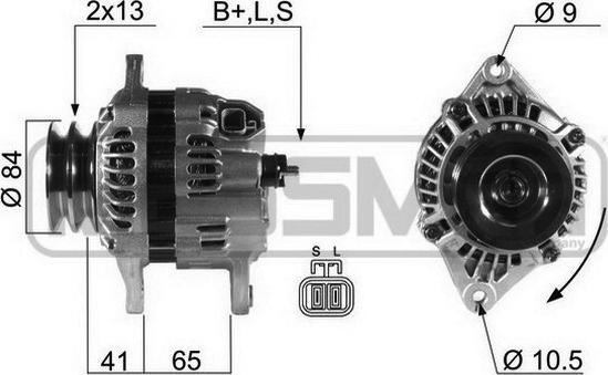 ERA 210450 - Ģenerators www.autospares.lv