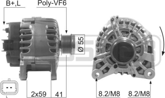 ERA 210467A - Генератор www.autospares.lv