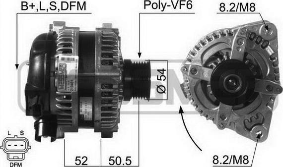 ERA 210401 - Ģenerators www.autospares.lv