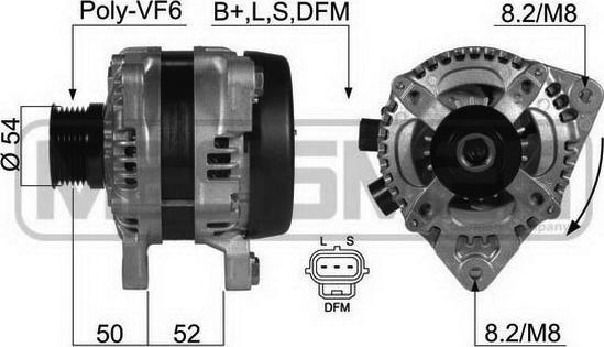 ERA 210402 - Ģenerators www.autospares.lv