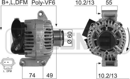 ERA 210415 - Ģenerators www.autospares.lv