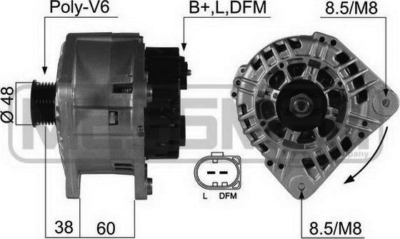 ERA 210410 - Ģenerators www.autospares.lv