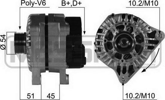 ERA 210483 - Ģenerators autospares.lv