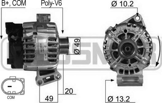 ERA 210430 - Ģenerators www.autospares.lv