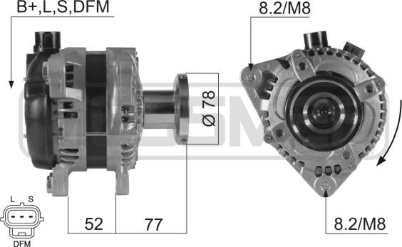 ERA 210431 - Ģenerators www.autospares.lv