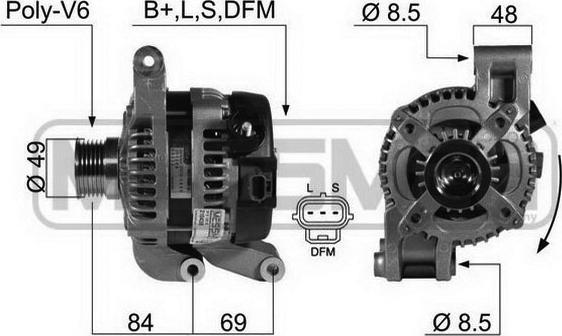 ERA 210438 - Ģenerators www.autospares.lv