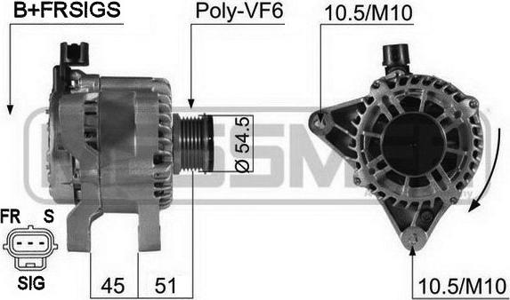 ERA 210432 - Ģenerators autospares.lv